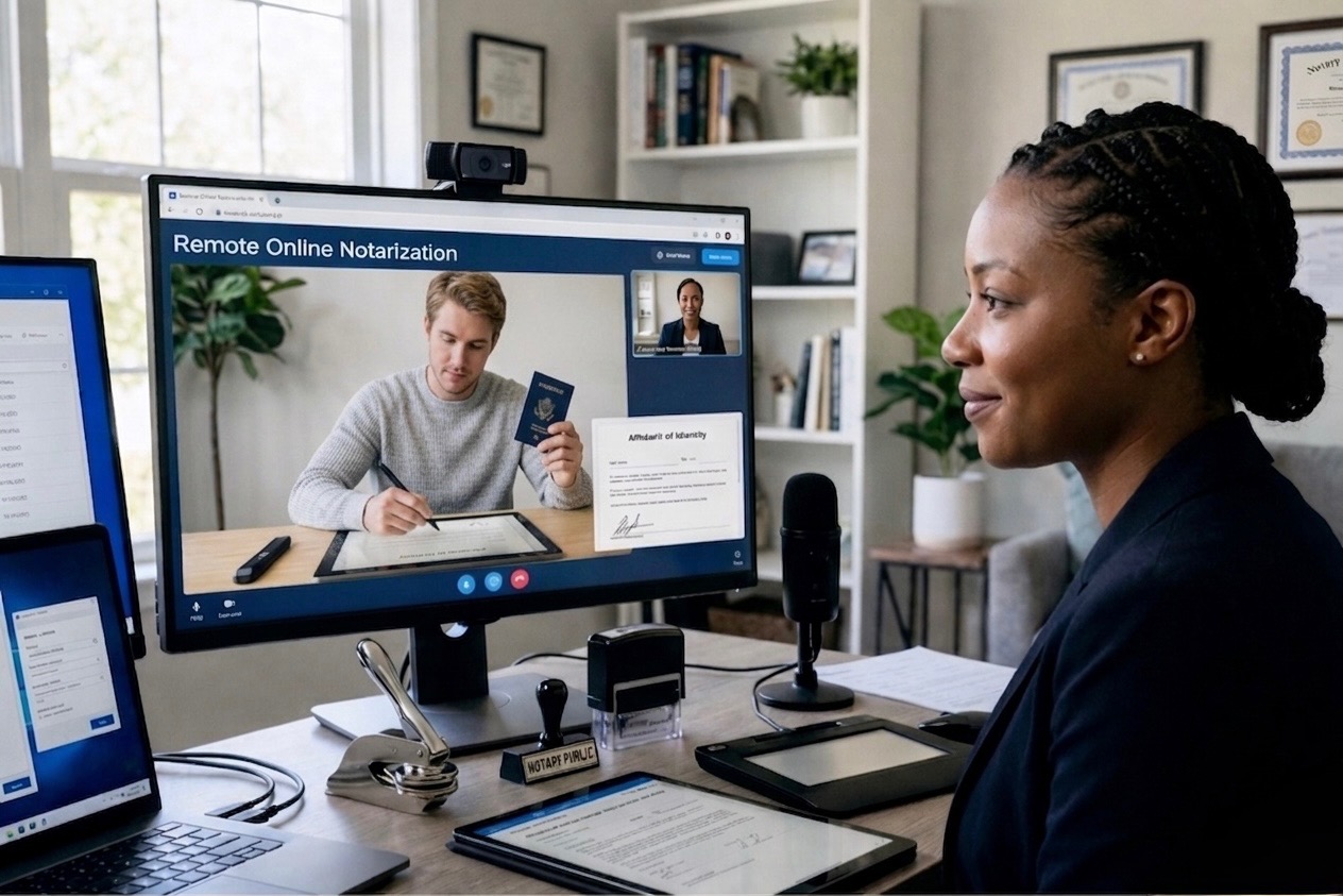 Remote Online Notarization